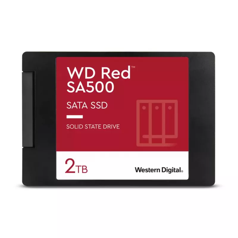 SSD Western Digital Red SA500 2TB 2,5 inch SATA III, 3D-NAND, NAS