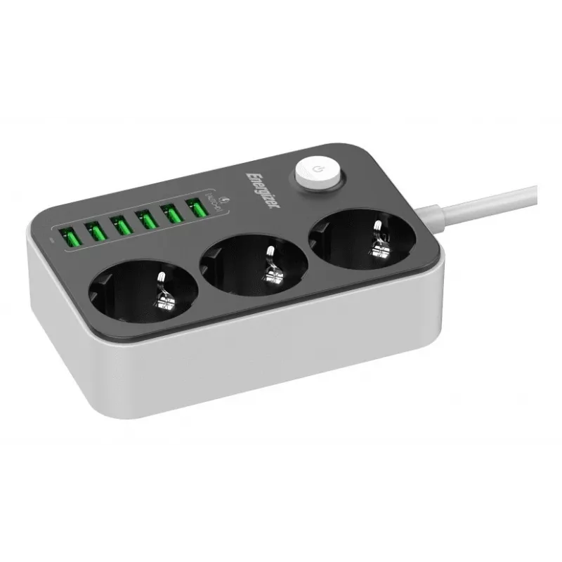 Draagbare powerbank Energizer EPB2500W01EU 2500 mAh USB-uitgang compacte oplader