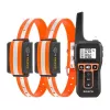 Hondentrainingshalsband Rojeco PD5291000m met 2 halsbanden, oplaadbare afstandsbediening, instelbare statische impulsen/vibratie/toon