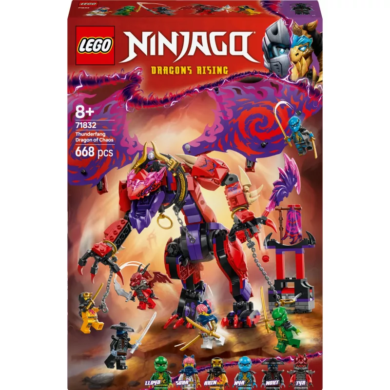 LEGO NINJAGO 71832 Thunderfang draken van de chaos