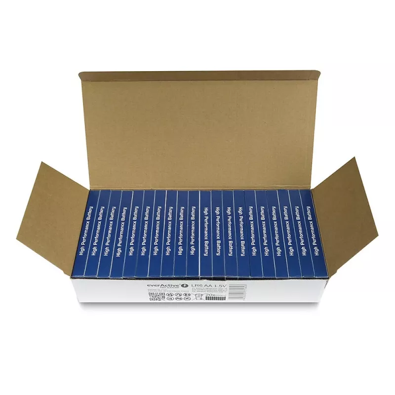 Wegwerp-AA-alkalinebatterijen everActive LR610PAKPA, 1,5 V, 3000 mAh, 10-pack