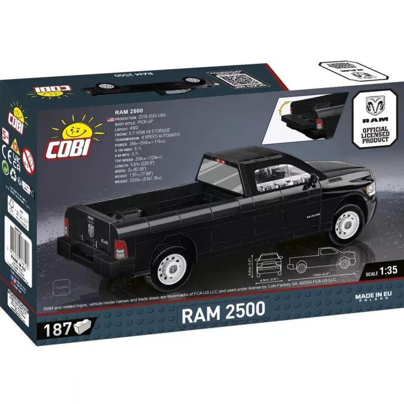 Bouwspeelgoed Cobi RAM 2500 2-in-1 modelbouwpakket, COBI-24610