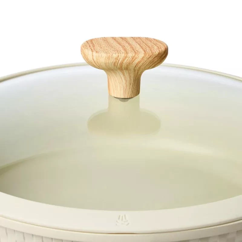 Platte pan D28cm 4,1L/beige