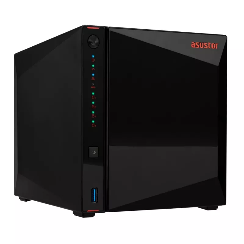 Asustor AS5404T NAS/opslagserver Intel® Celeron® N5105 4 GB DDR4 0 TB ADM zwart