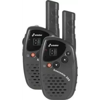 Stabo freecomm 200 portofoon 8 kanalen zwart
