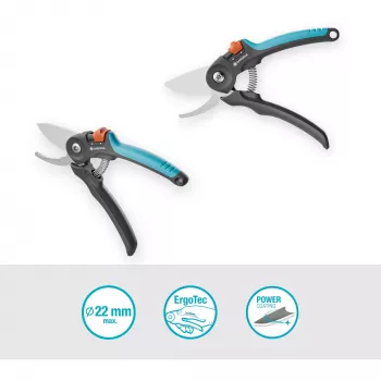 Takkenschaar GARDENA PremiumCut 12241-20 bypass, grijs/turkoois