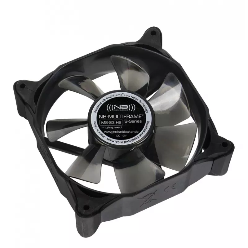 Noiseblocker Multiframe S-serie M8-3 HS 80mm behuizingsventilator