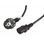 Lanberg CA-C13C-11CC-0030-BK stroomkabel zwart 3 m C13-koppeling CEE7/7 (CA-C13C-11CC-0030-BK)