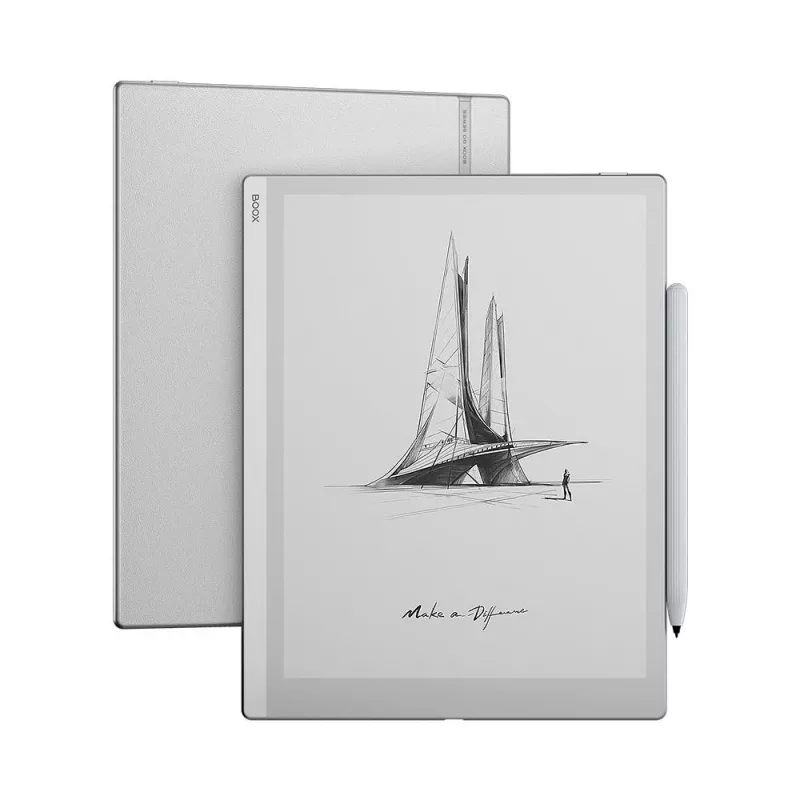 Tablet Onyx BOOX GO 10.3 – 10,3 inch e-ink-tablet, 2480×1860, 4 GB RAM, 64 GB opslag, Android 12, stylus, Wi-Fi 5, Bluetooth 5.0, wit