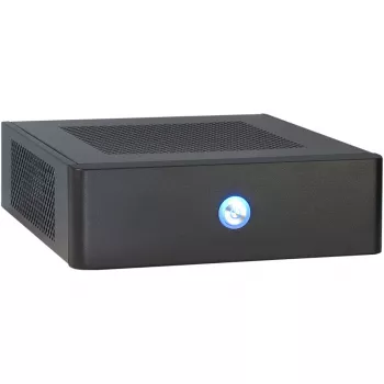 Pc-behuizing Inter-Tech ITX-601 desktop zwart