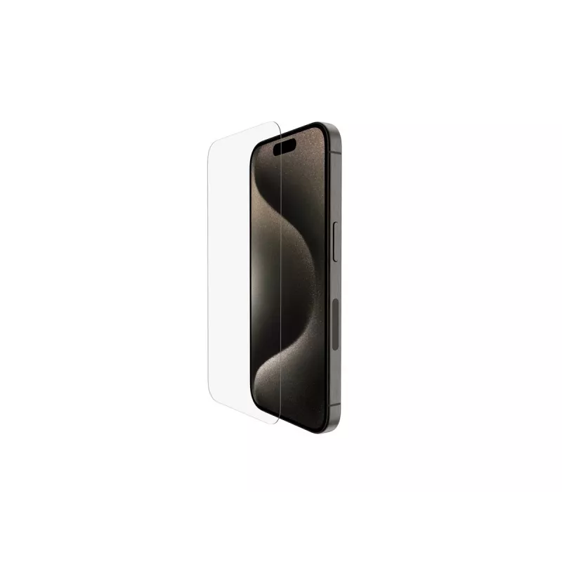 Belkin | ScreenForce Pro | UltraGlass2 antimicrobiële schermbescherming | Apple | voor iPhone 15 Pro | glas | transparant | heldere schermbescherming