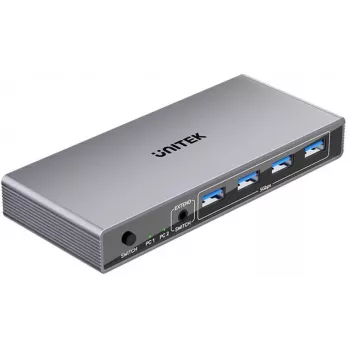 KVM-switch Unitek 54368 8K@60Hz USB 3.0 voor multi-computerbediening
