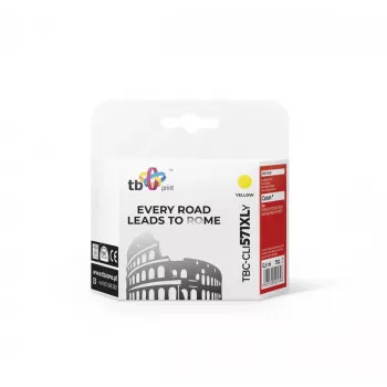 Inktpatroon TB compatibel met Canon CLI-571XL YE geel