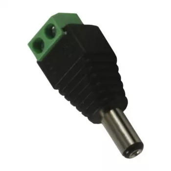 Synergy 21 S21-LED-000219 DC/2.1 x 5.5 mm zwart - groen kabelverbinder