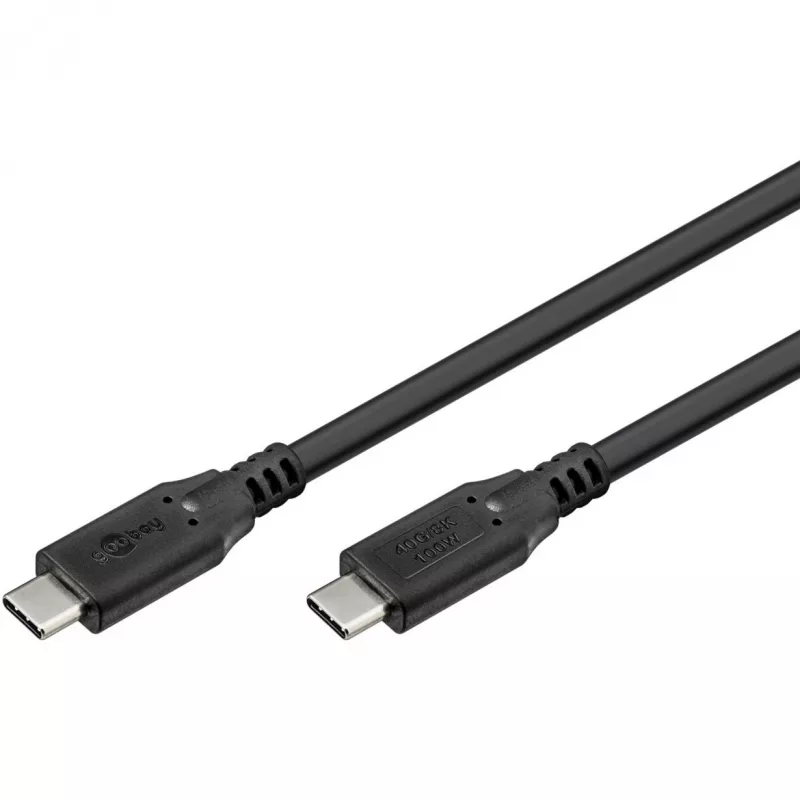 Goobay 74191 USB-kabel zwart