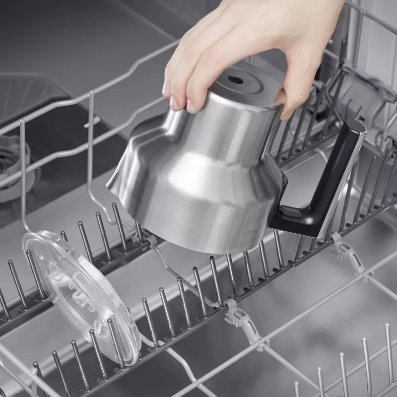 Severin SM 3585 melkopschuimer automatische melkopschuimer zwart - zilver (SM3585)