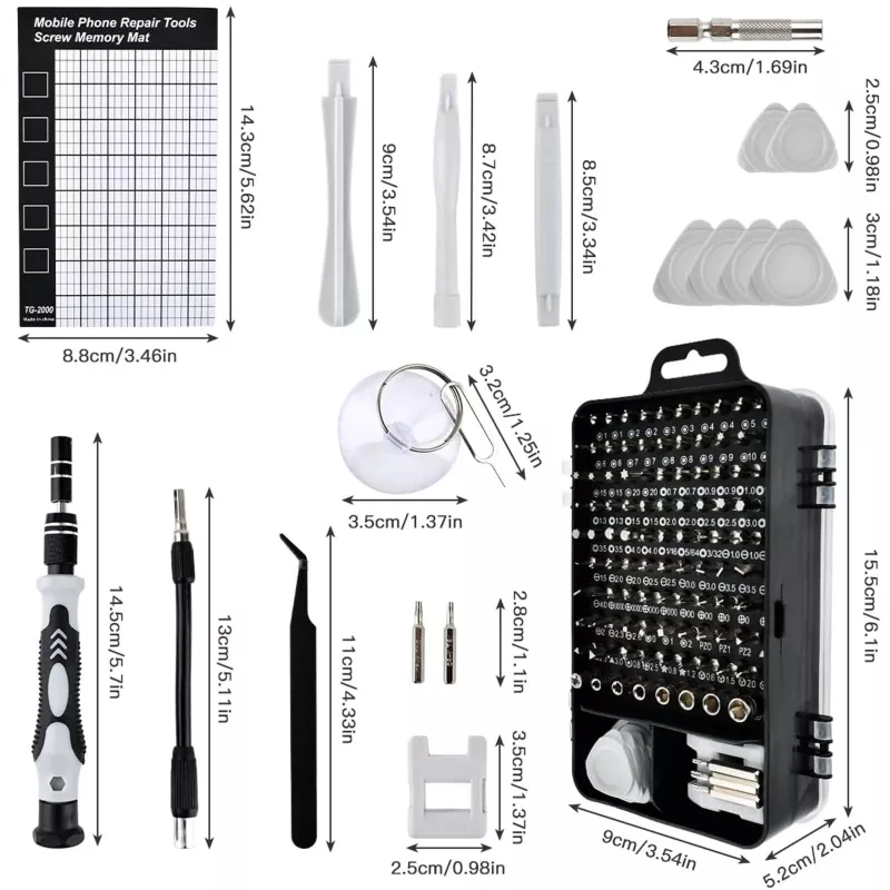 Extralink precisie-schroevendraaierset, Torx-schroevendraaier 120 in 1
