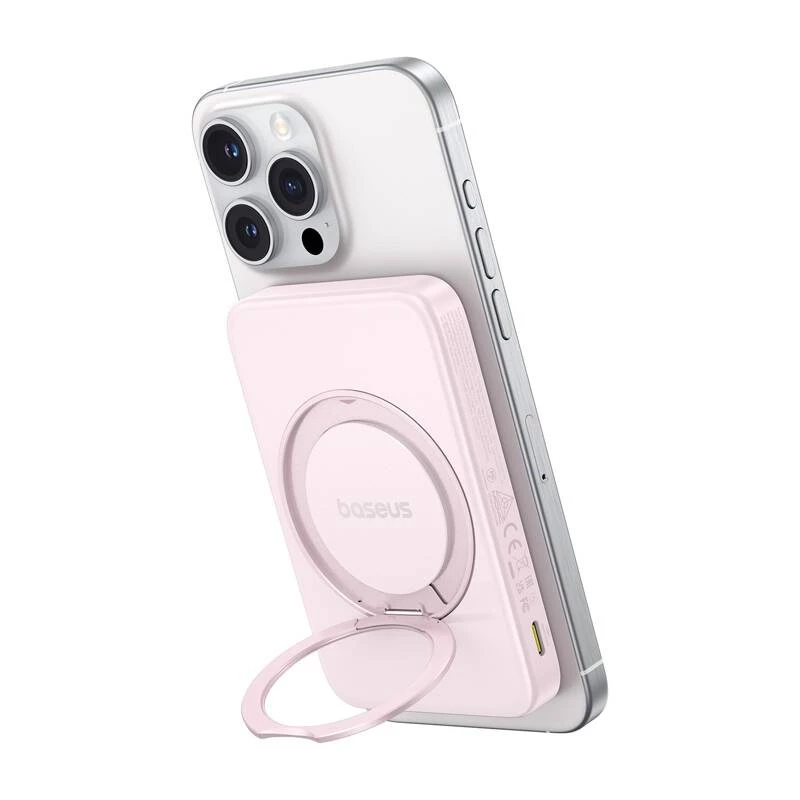 Powerbank Baseus PicoGo Qi2 5000mAh 20W roze