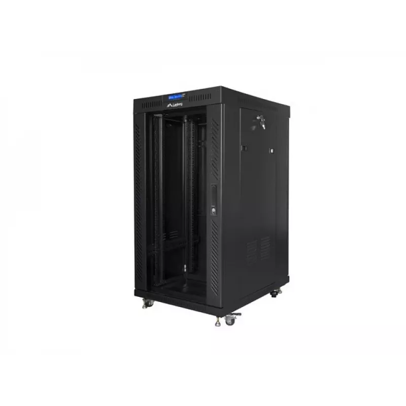 Vrijstaande rackkast LANBERG FF01-6822-12BL 22U zwart 1200 kg