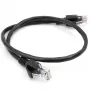 Cat5E UTP-kabel, 0,5 m, zwart