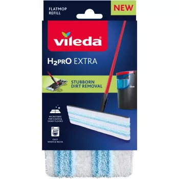Navulling voor Vileda H2prO platte mop
