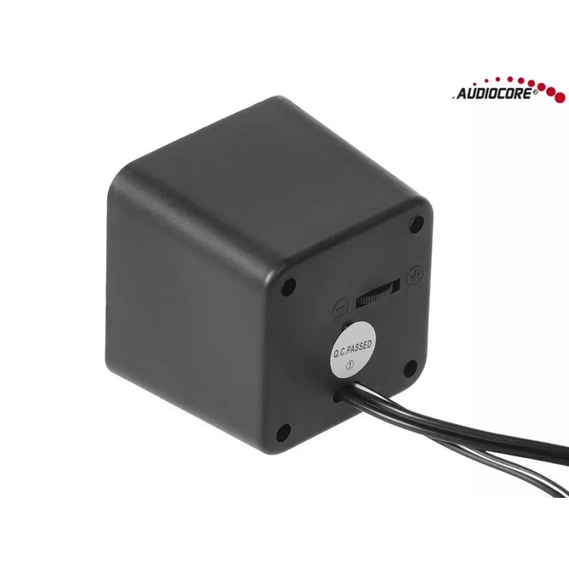 2-weg-pc-luidspreker Audiocore AC870 B — 3 W RMS, bekabelde USB-voeding, 3,5 mm ingang, 2.0 kanalen