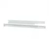Montage L-profielrail ALLNET verstelbare lengte 502–849 mm lichtgrijs, paar