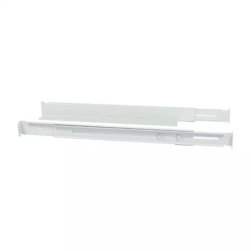 Montage L-profielrail ALLNET verstelbare lengte 502–849 mm lichtgrijs, paar