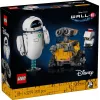 LEGO Disney Pixar 43279 WALL-E en EVE bouwset, 811 stuks, 18+