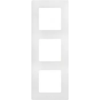 Wandplaat / schakelaarafdekking Legrand 665003 — wit, thermoplast, 228×86×10 mm