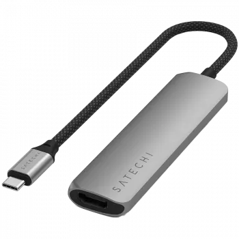 Satechi ST-P4SM interface hub USB Type-C 10000 Mbit/s grijs