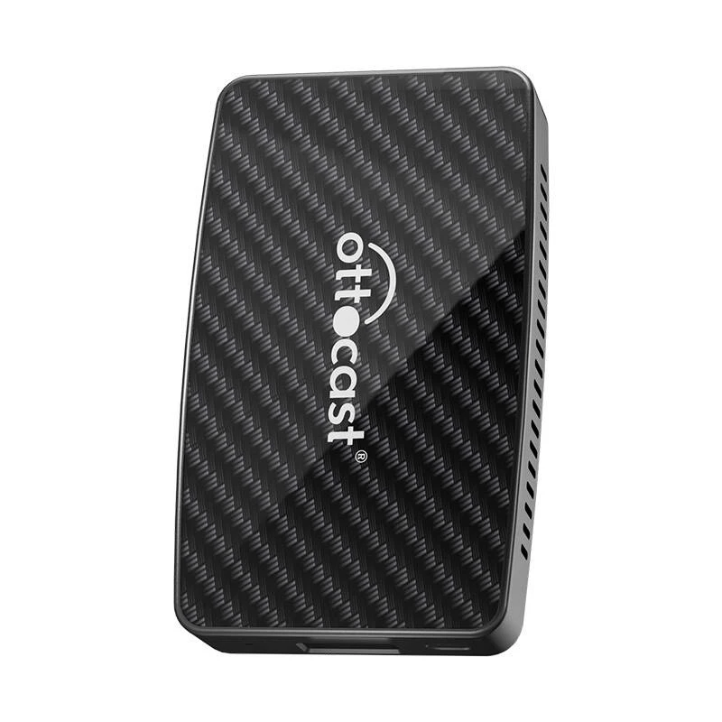 CarPlay/Android-adapter Ottocast CA400-S – 4-in-1: draadloos CarPlay & Android Auto, bedraad Apple CarPlay & Android Auto, zwart
