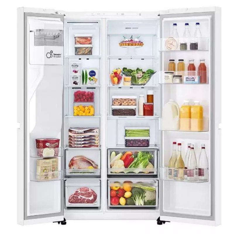 LG GSLC40SWPE side-by-side koelkast vrijstaand 638 L wit