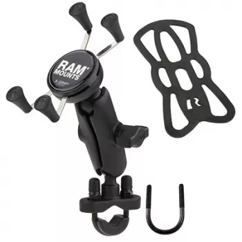 RAM Mounts X-Grip telefoonhouder met stuurbeugel U-boutbasis