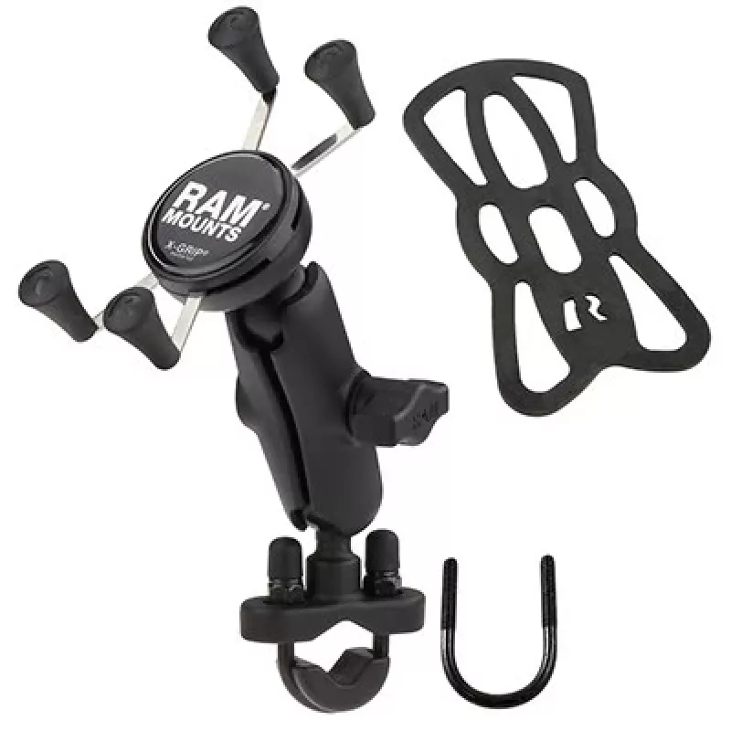 RAM Mounts X-Grip telefoonhouder met stuurbeugel U-boutbasis