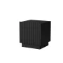Cama Meble LIVERTI nachtkastje, set van 2 st., 45x42x47 cm, zwart