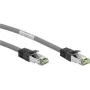 Goobay CAT 8.1 patchkabel, S/FTP (PiMF), grijs, 7,5 m - LSZH halogeenvrij, koper AWG 24 (55140)
