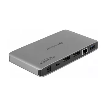 Dockingstation DeLOCK Thunderbolt 3 8K Dual DisplayPort USB LAN SD Audio PD 3.0