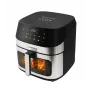 Heteluchtfriteuse ESPERANZA EKA005, 8 L inhoud, 1600 W, touchbediening, 10 programma's, roestvrij staal, zwart
