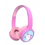 Denver BTH-106P koptelefoon/headset bedraad & draadloos hoofdband gesprekken/muziek Bluetooth roze