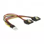 Interne stroomkabel DeLOCK 85236 0,2 m