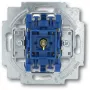Busch-Jaeger 2020 USGL 1P blauw metallic — 1-polige schakelaar, 250 V, 10 A, 71×71×25 mm