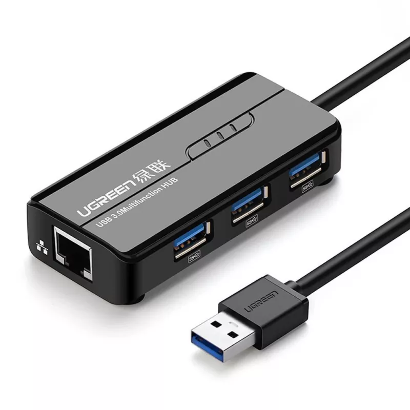 Netwerkkaart Ugreen 20265 Ethernet 1000 Mbit/s USB bekabeld