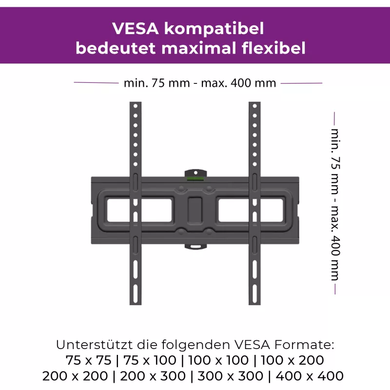 Wandbeugel Ultron WM200 88,9 cm (35 inch) Zwart