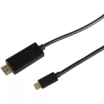 HDMI-kabel ShiverPeaks BS10-56025 1 m HDMI Type-A naar Type-C mini zwart