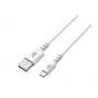 Kabel USB-USB C 2m siliconen wit Quick Charge