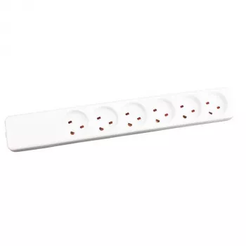 Stopcontactenblok Garbot Z66000108-PA01 6 AC-uitgangen binnen wit