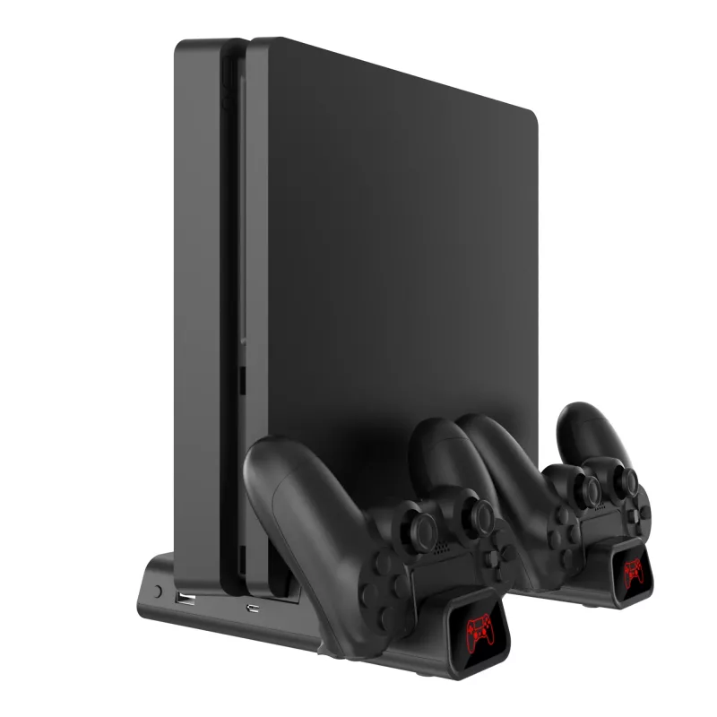 Kühlpad White Shark PS4-19076 Cutman met 2 oplaadstations voor controller