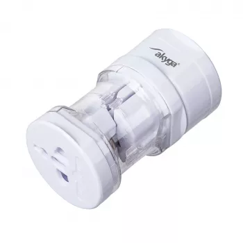 Akyga AK-AD-61 universele reisstekkeradapter, wereldwijd, 10 A, wit
