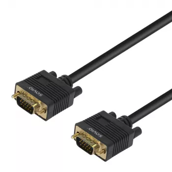VGA-kabel SAVIO Cl-202 1,8 m — VGA (D-Sub) naar VGA (D-Sub), zwart